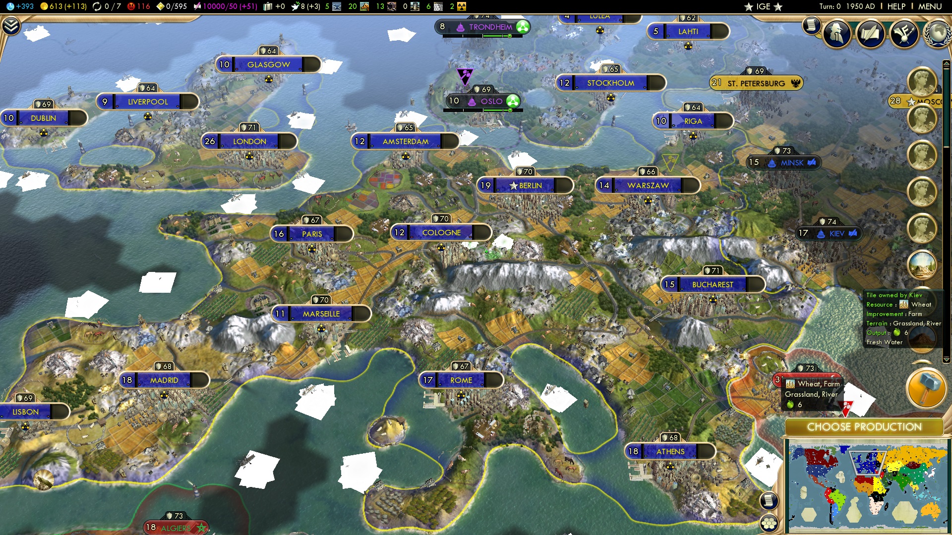 civ 5 europe map