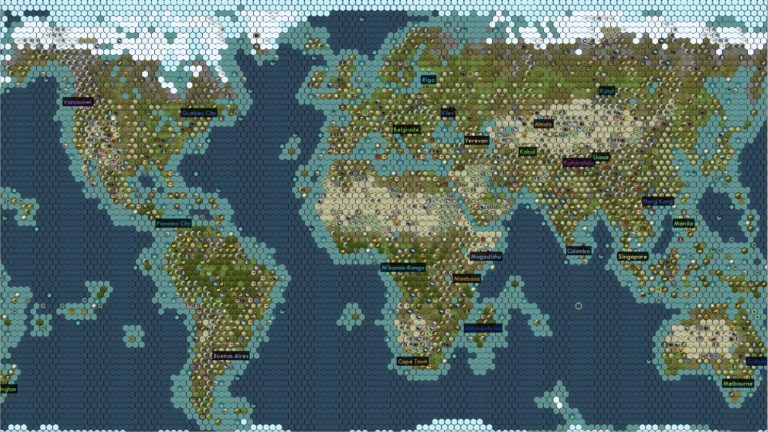 civilization vi earth map